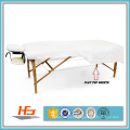 Bon marché 100% Polyester Blanc Couleur Table de massage